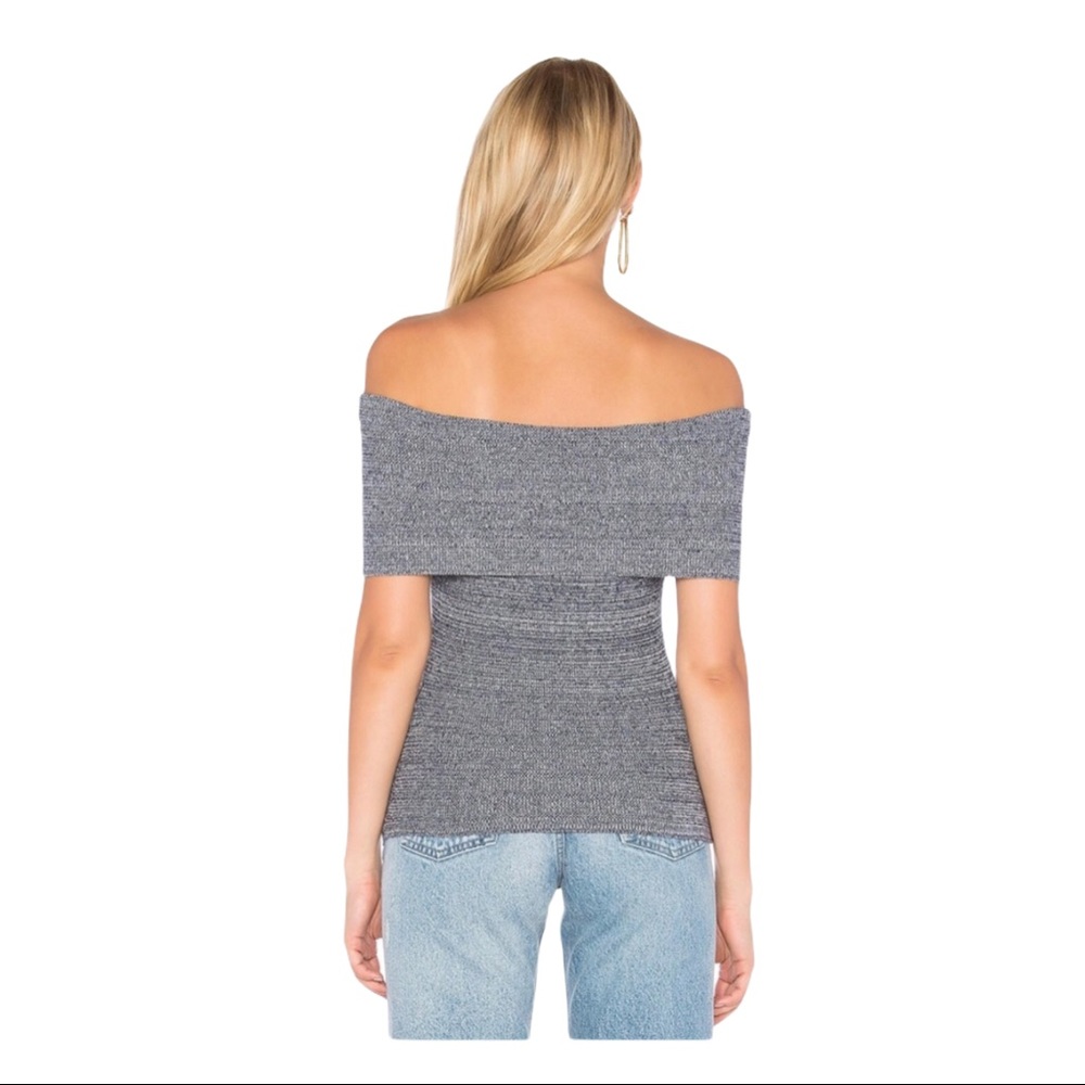 Ganni Vermont Off the Shoulder Top NWT - Picture 11 of 12